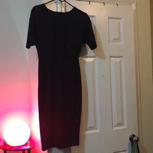 Fitted black pencil dress size 6